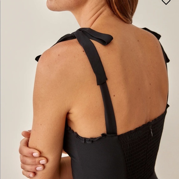 Reformation Nikita Dress - Black - Picture 2 of 6